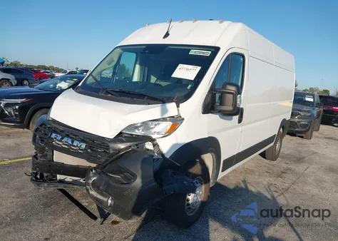 2025 Ram Promaster 3500 Tradesman High Roof 159 Wb W/Pass Seat z USA, uszkodzony, nr VIN 3C6MRVHG6SE552688